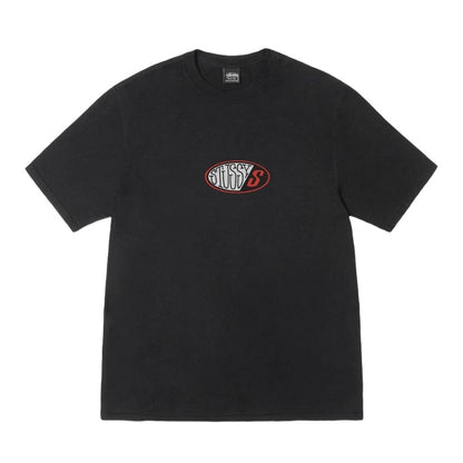 Stussy Pitstop Pigment Dyed Tee - Black