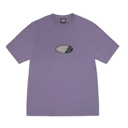 Stussy Pitstop Pigment Dyed Tee - Grape