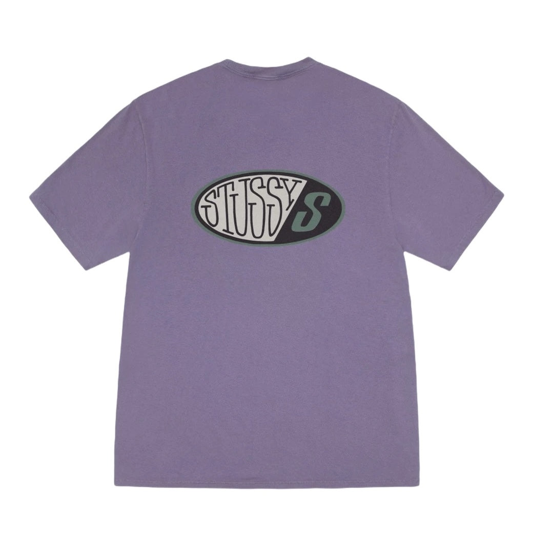 Stussy Pitstop Pigment Dyed Tee - Grape