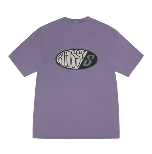 Stussy Pitstop Pigment Dyed Tee - Grape