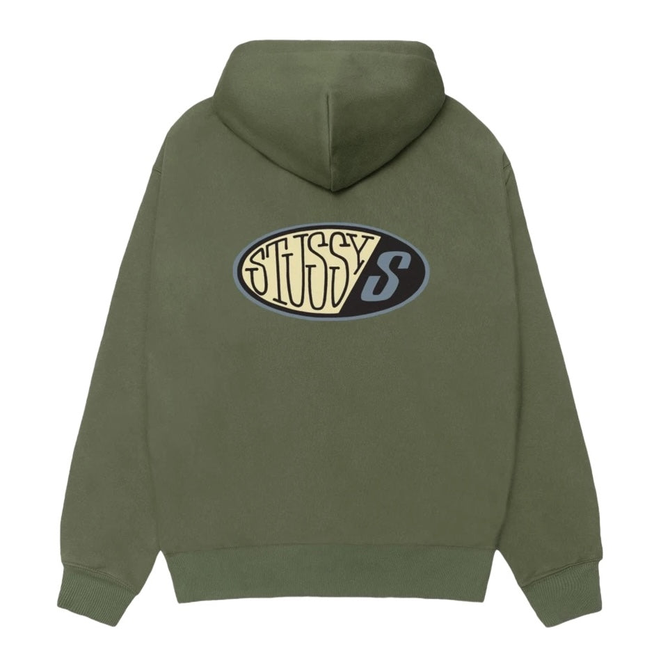 Stussy Pitstop Hoodie - Olive
