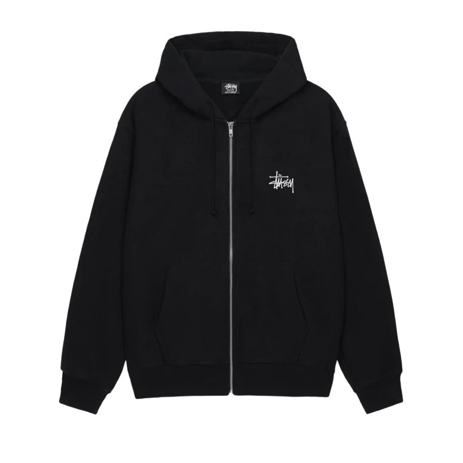 Stussy Big & Meaty Zip Hoodie - Black – Ninetimes Skateshop