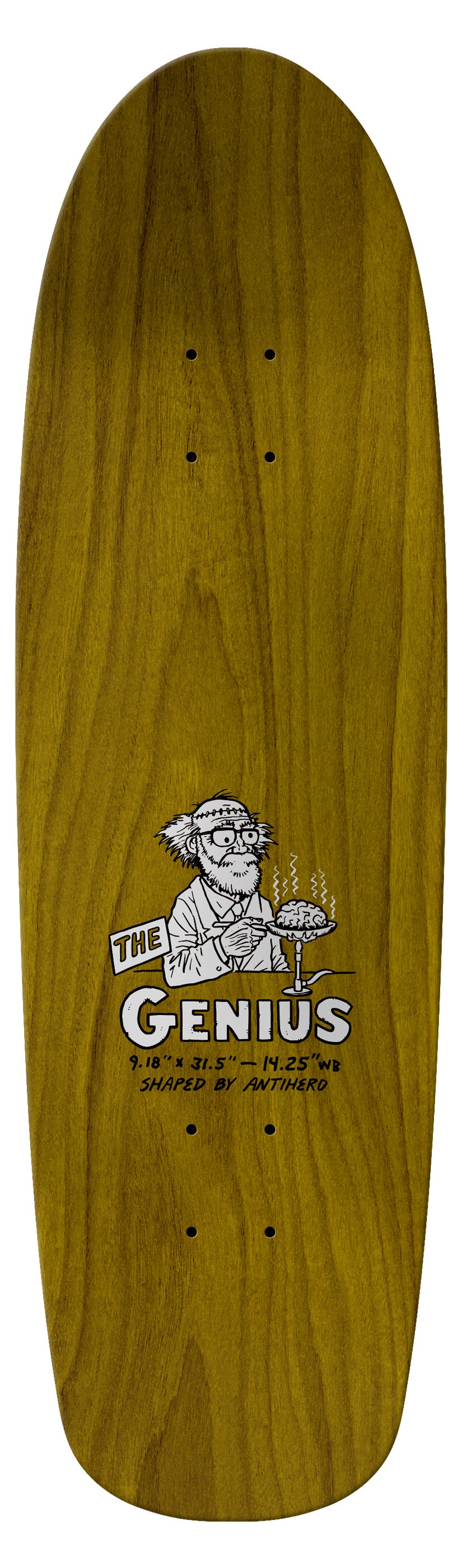 Antihero The Genius Team Shaped Eagle Deck - 9.18