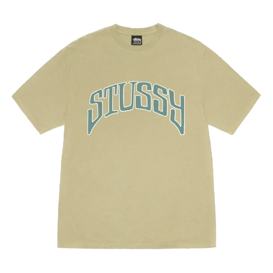 Stussy Arched Pigment Dyed Tee - Elm