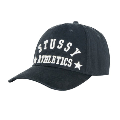 Stussy Low Pro Athletics Strapback Cap - Black