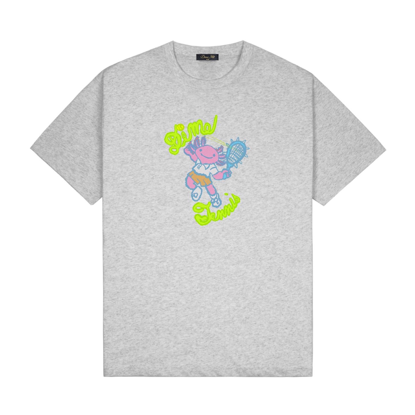 Dime Axolotl Tee - Heather Gray
