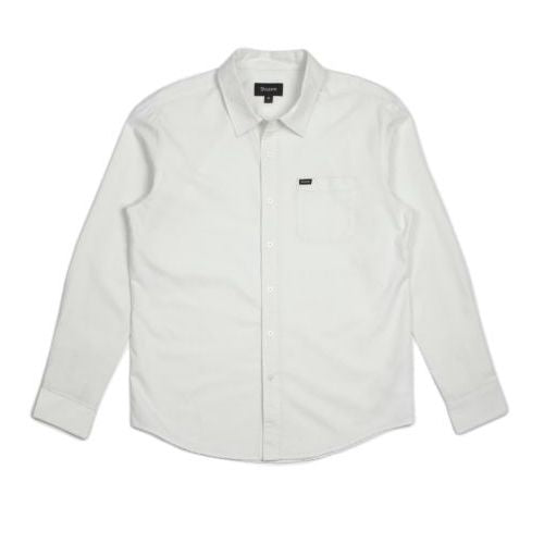 Brixton Charter Oxford L/S - Off White