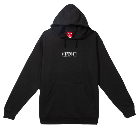 Baker Brand Logo Pullover Hoodie - Black