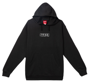 Baker Brand Logo Pullover Hoodie - Black