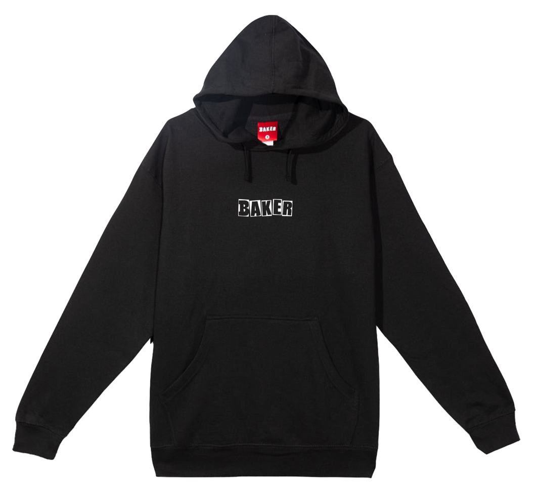 Baker Brand Logo Pullover Hoodie - Black