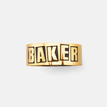 Load image into Gallery viewer, Baker Brand Logo Gold Ring