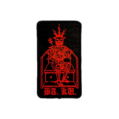 Skull Skates BA. KU.  Blood Throne Patch 4"