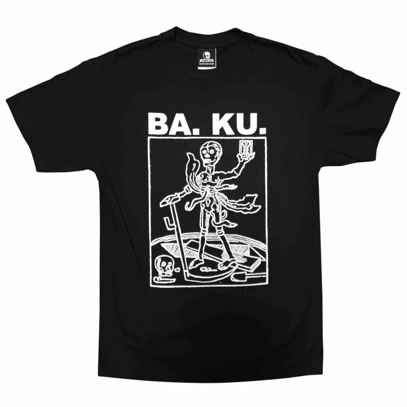 BA.KU Skull Skates Plague Corpse Tee - Black
