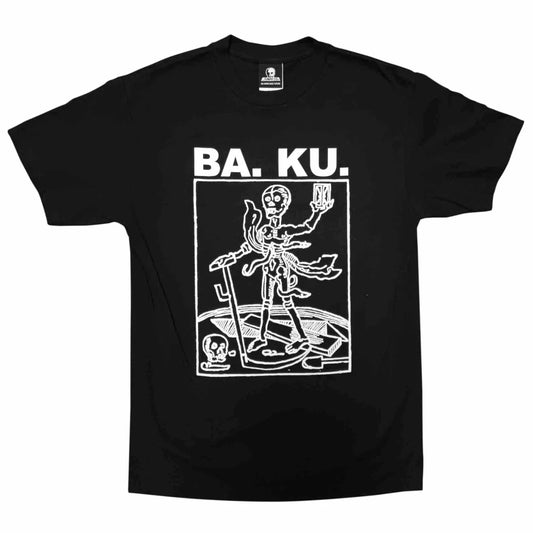 BA.KU Skull Skates Plague Corpse Tee - Black
