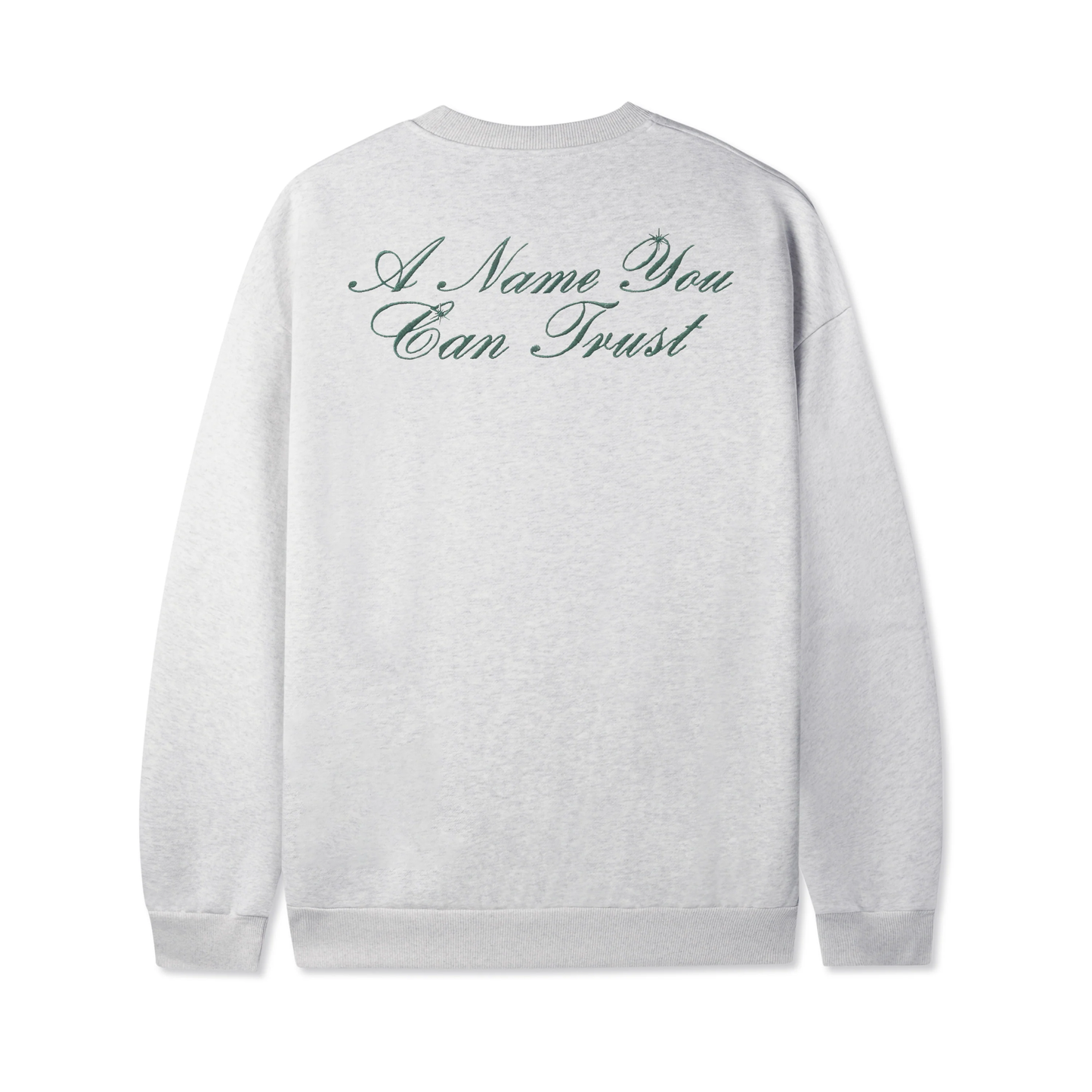 Cash Only Bank Crewneck - Ash