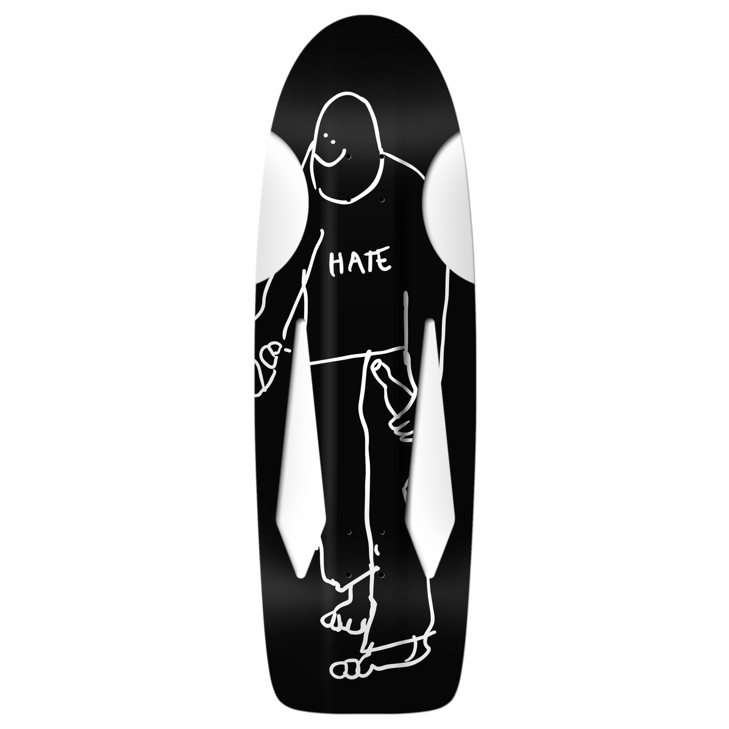 Krooked Skate Shop Day Exclusive Beamer Hate Deck - 10.75