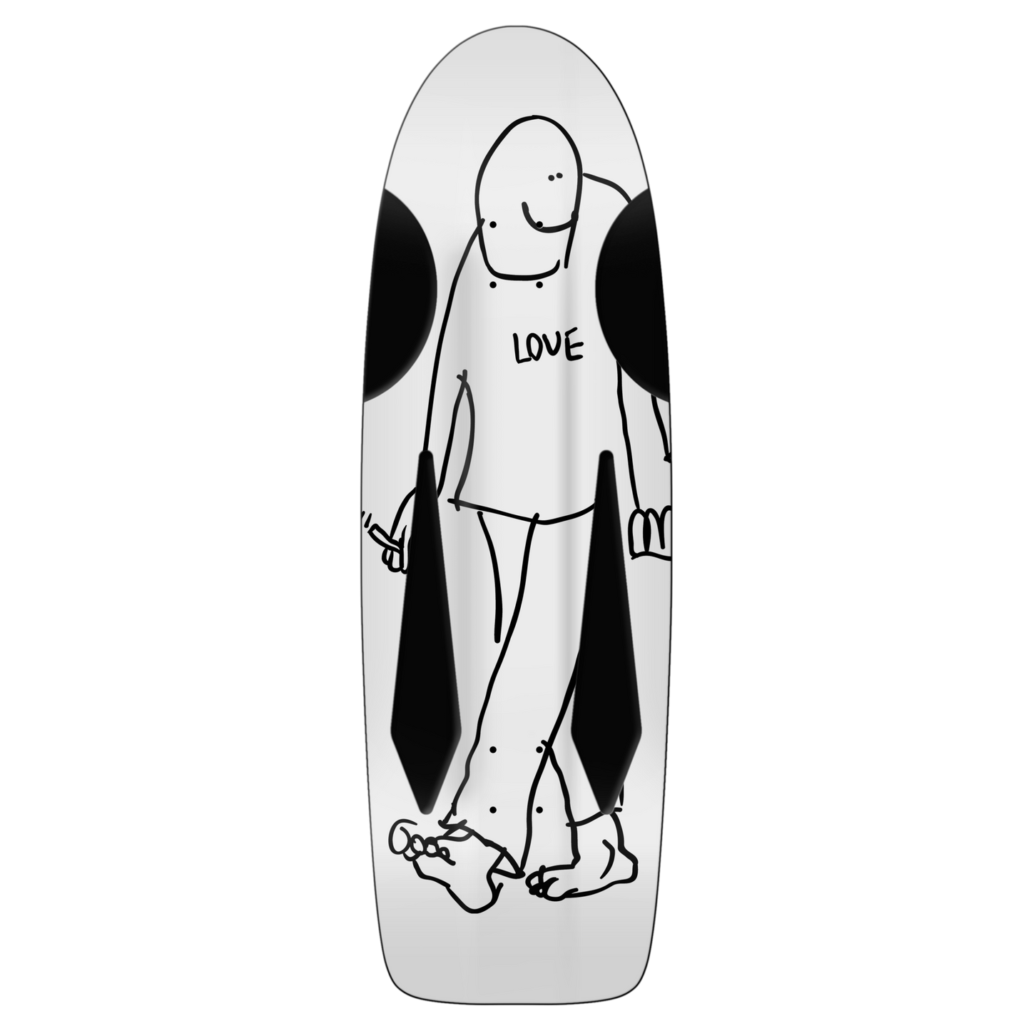 Krooked Skate Shop Day Exclusive Beamer Love Deck - 10.75