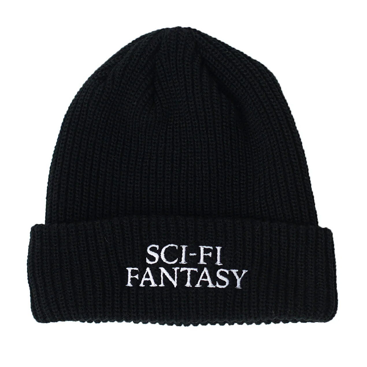 Sci-Fi Fantasy Logo Beanie - Black