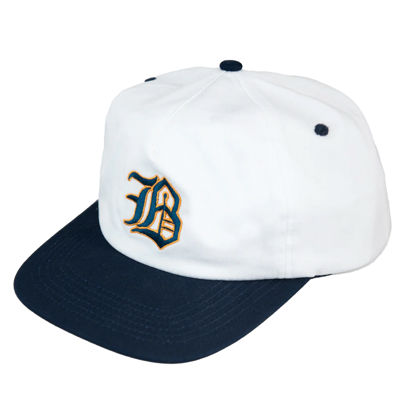 Baker Big B Snapback - White/Navy