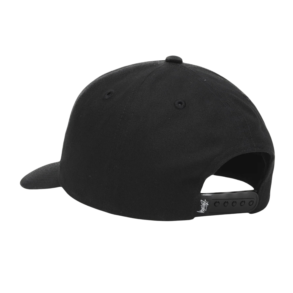 Stussy Big Stock Mid Depth Cap - Black