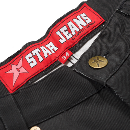 Carpet Company C-Star Jeans - Screenprint Black