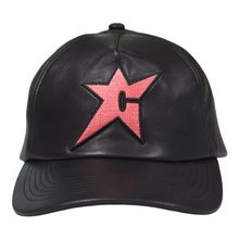 Load image into Gallery viewer, Carpet Company C-Star Genuine Leather Hat - Black