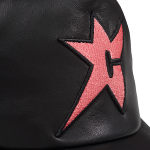 Carpet Company C-Star Genuine Leather Hat - Black