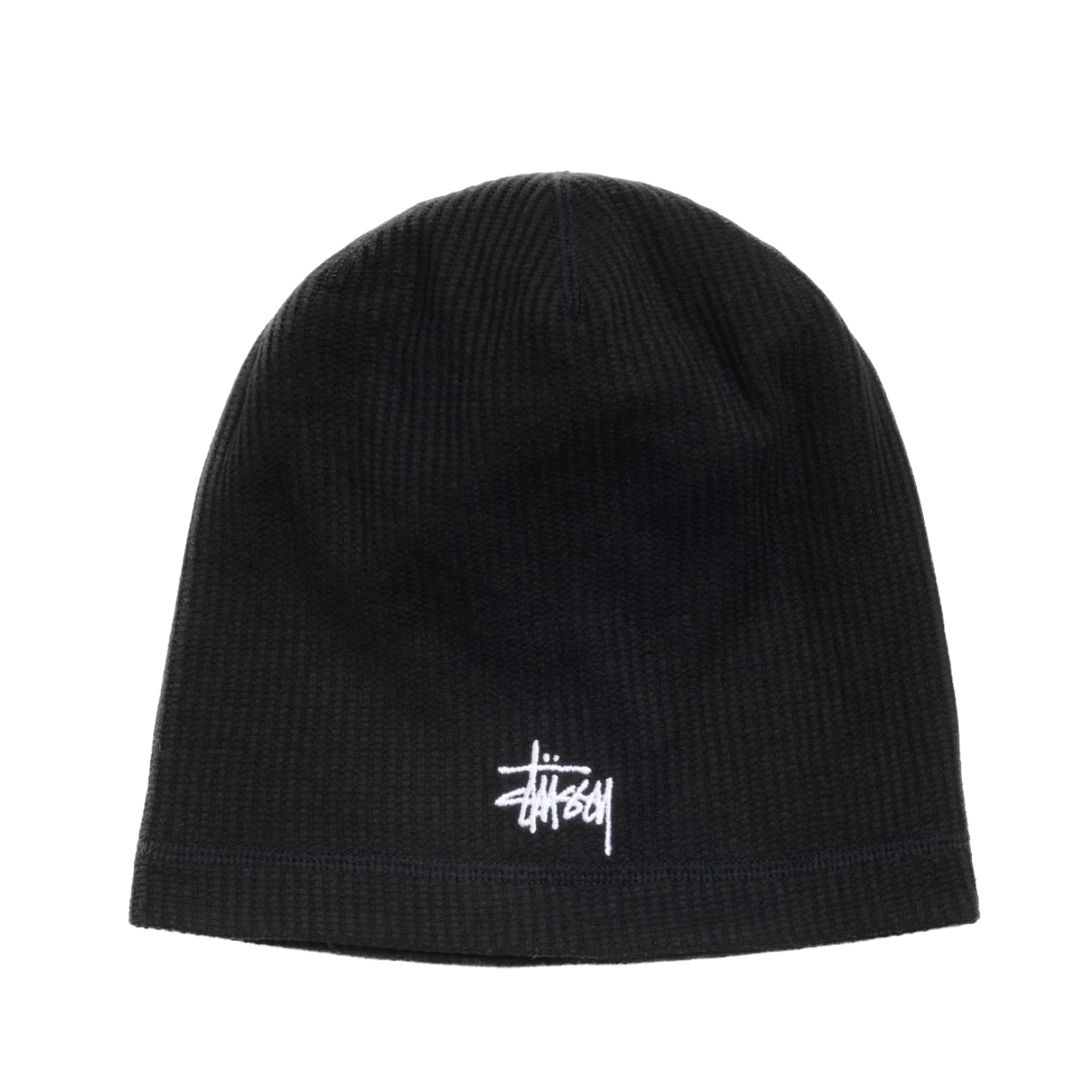 Stussy Skullcap Waffle Beanie - Black
