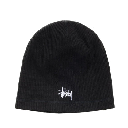 Stussy Skullcap Waffle Beanie - Black