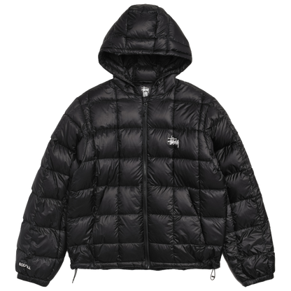 Stussy Midweight Hooded Puffer Jacket - Black
