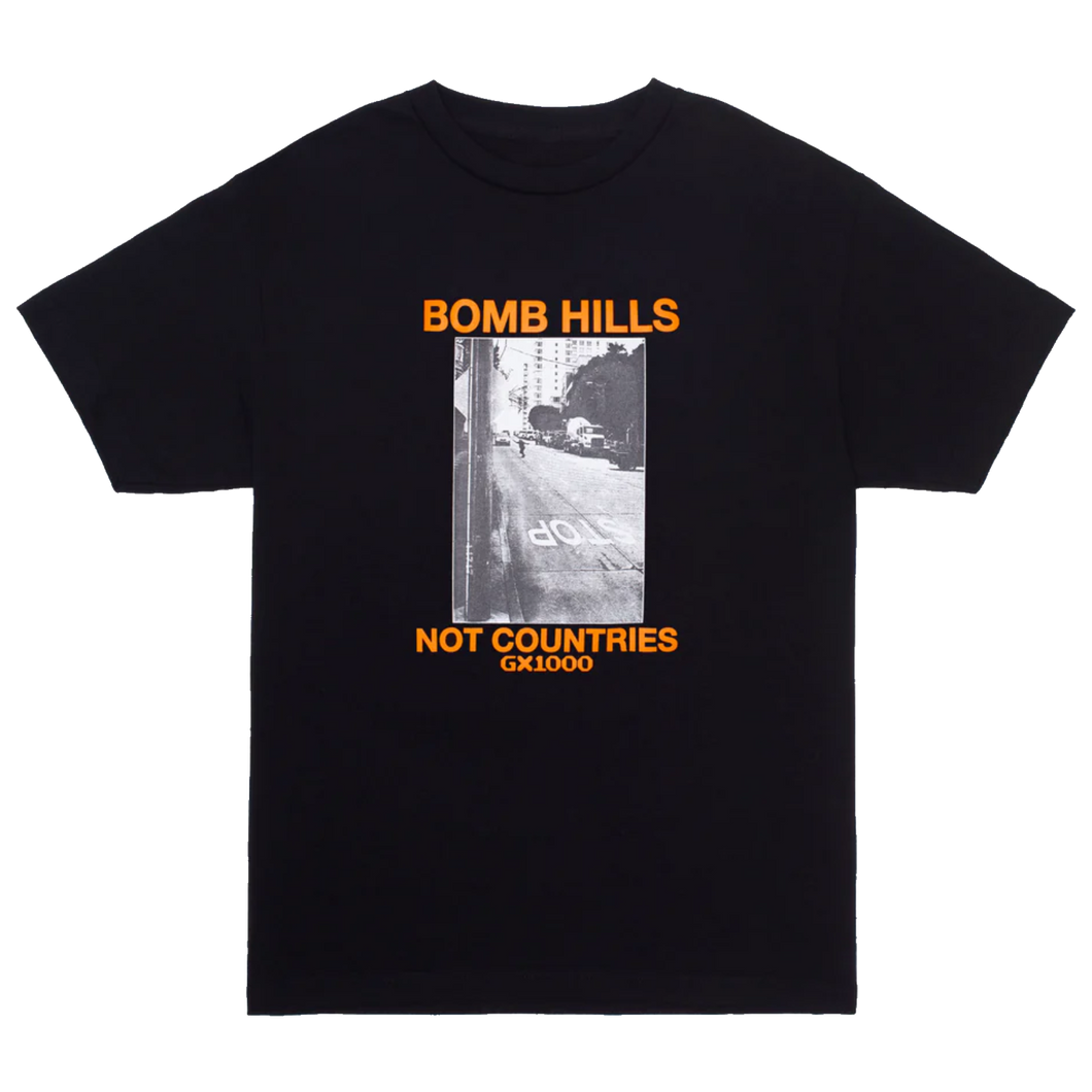 GX1000 Bomb Hills Tee - Black/Orange