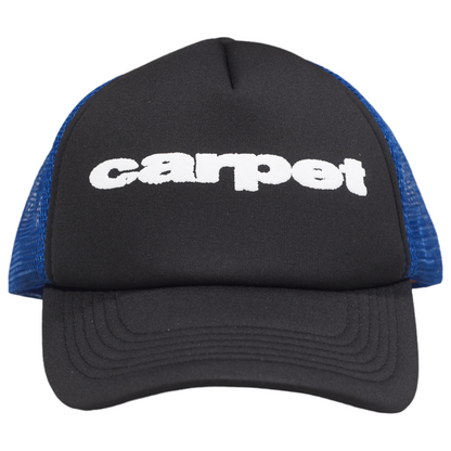 Carpet Company Puff Trucker Hat - Black/Blue