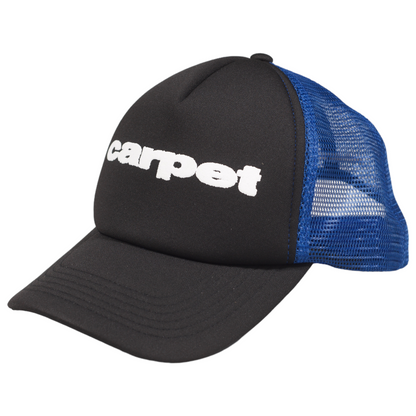 Carpet Company Puff Trucker Hat - Black/Blue