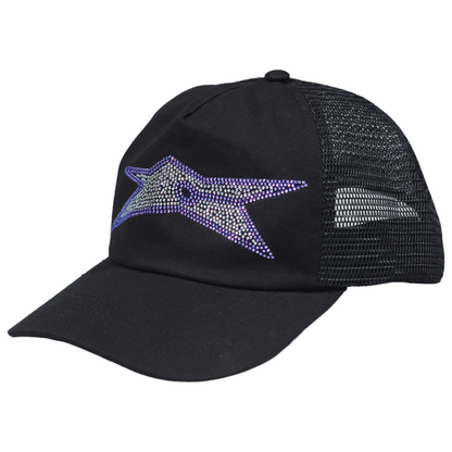 Carpet Company Bizarro Rhinestone Trucker Hat - Black