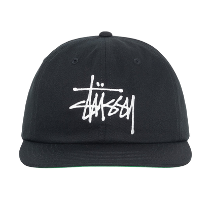 Stussy Basic Strapback Cap - Black