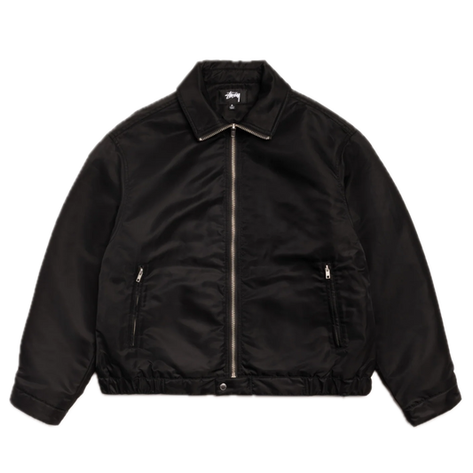 Stussy Pile Lined Zip Jacket - Black