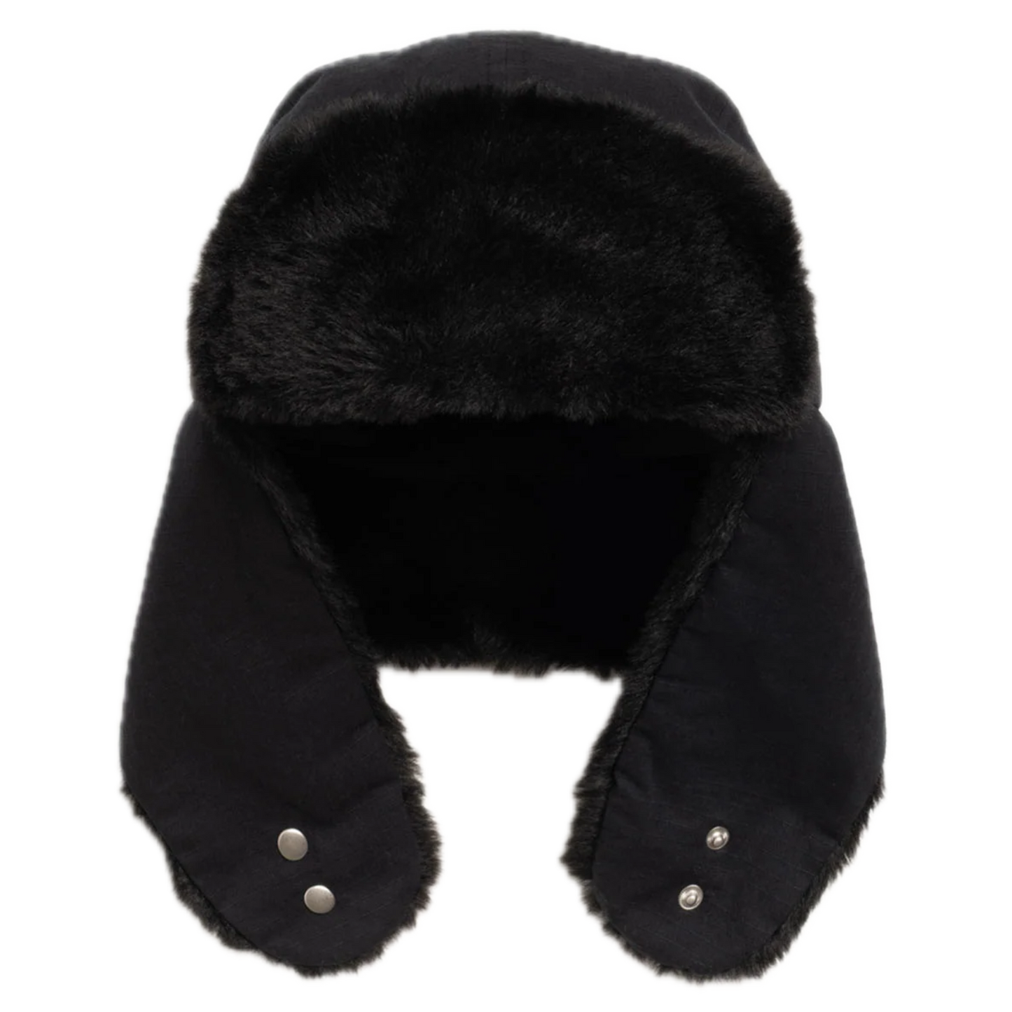 Stussy Ripstop Trapper Cap - Black