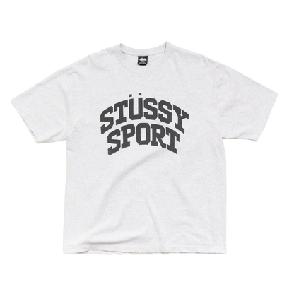 Stussy Block Sport Tee - Ash Heather