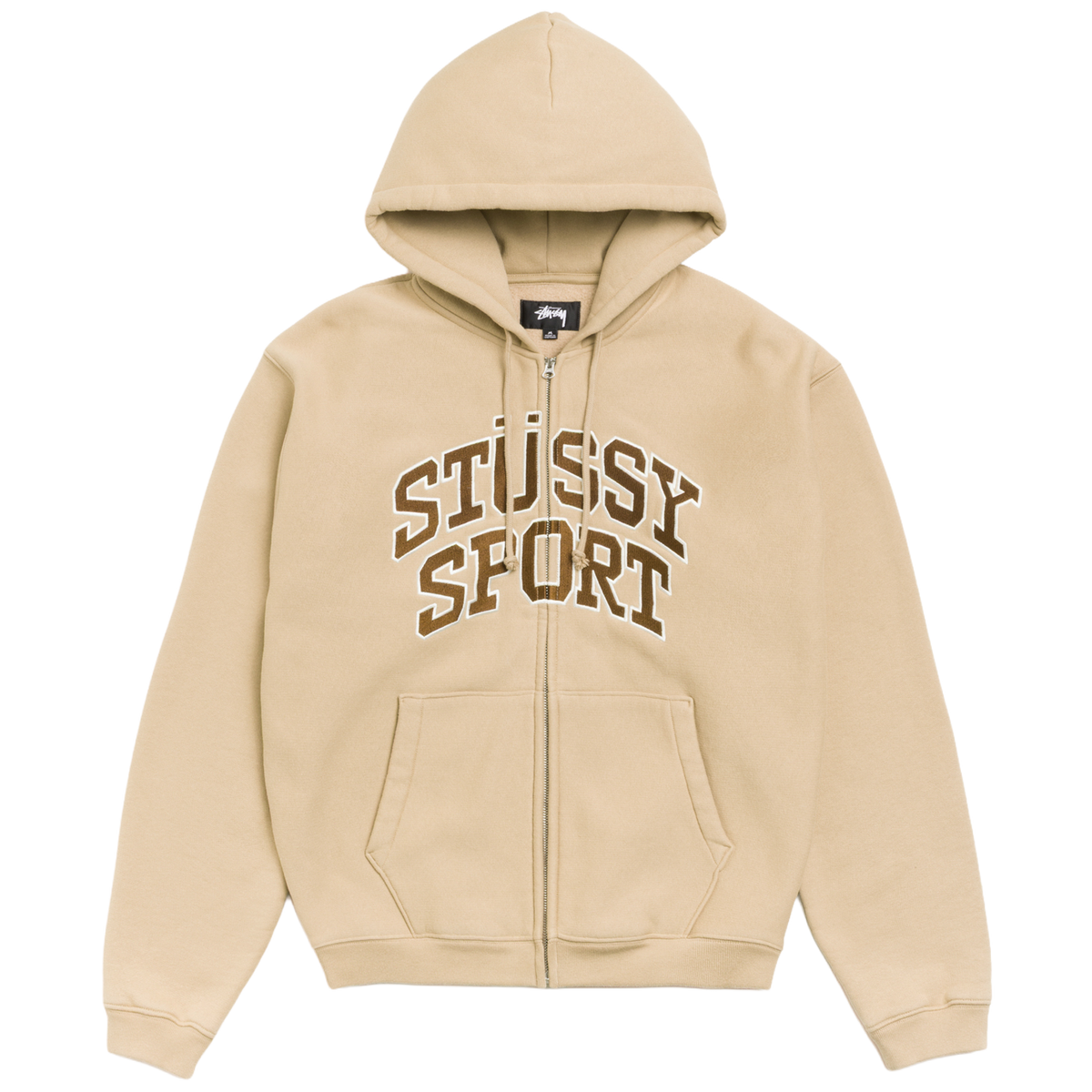 Stussy Stussy Sport Zip Hood - Tan