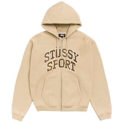 Stussy Stussy Sport Zip Hood - Tan
