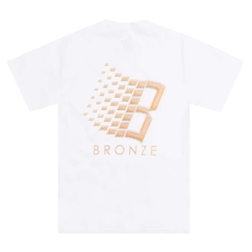 Bronze 56K Balloon Logo Tee - White