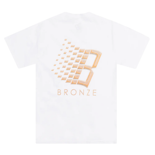 Bronze 56K Balloon Logo Tee - White