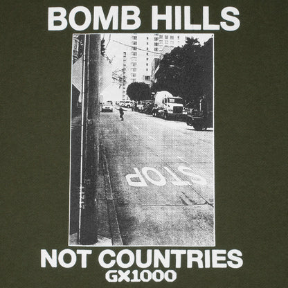 GX1000 Bomb Hills Not Countries Hoodie - Green/White