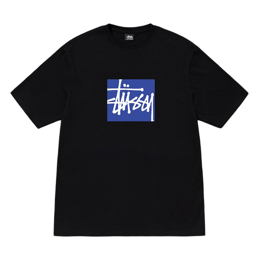 Stussy Stock Box Tee - Black