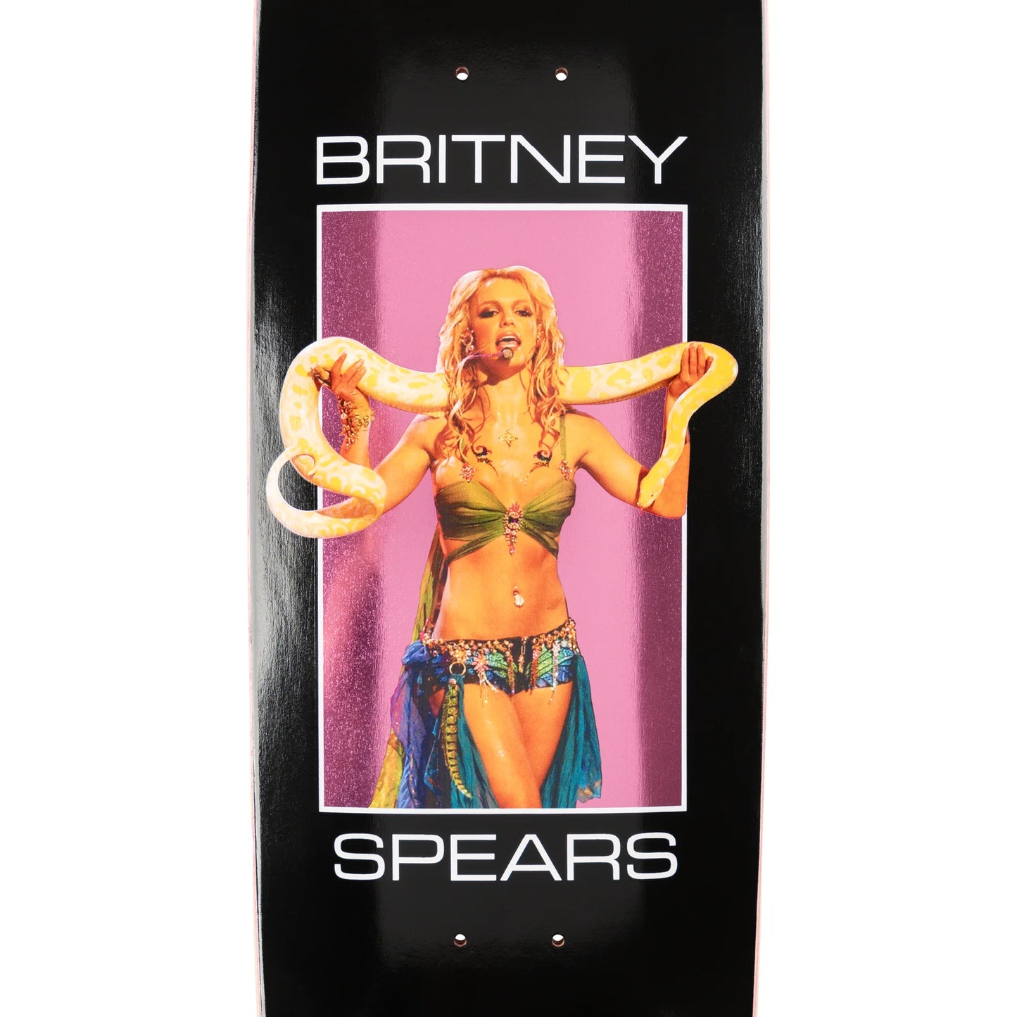 Welcome X Britney Spears Snake Deck - 8.5 Black/Pink Foil