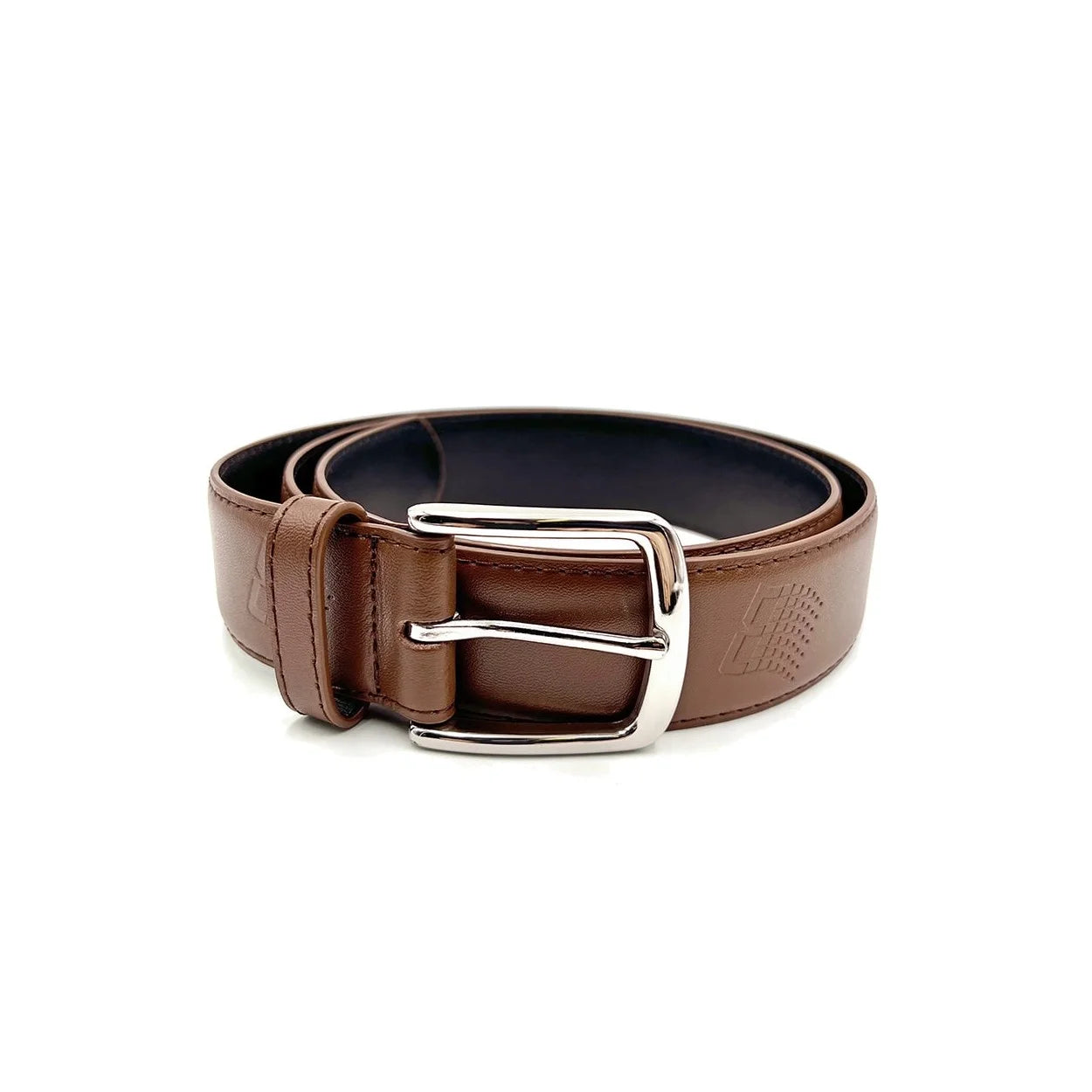 Bronze 56K B Logo Belt - Brown