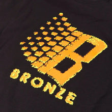 Load image into Gallery viewer, Bronze 56K Streaker Logo Tee - Black