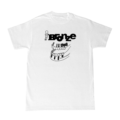 Bronze 56K Teeth Tee - White