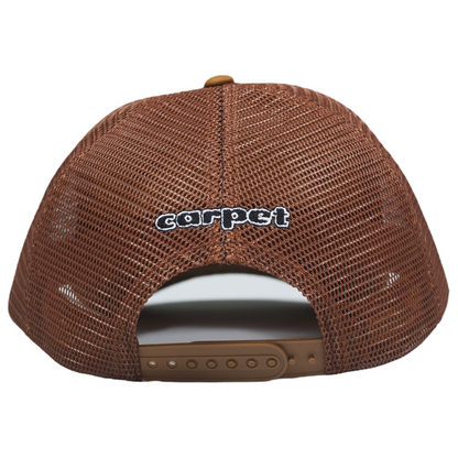 Carpet Company Bizarro Rhinestone Trucker Hat - Brown