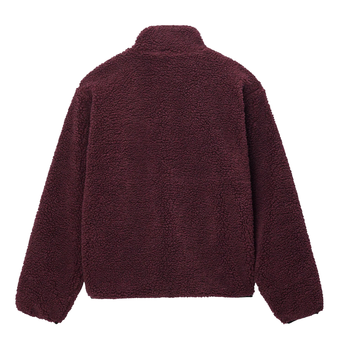 Stussy Sherpa Reversible Jacket - Burgundy